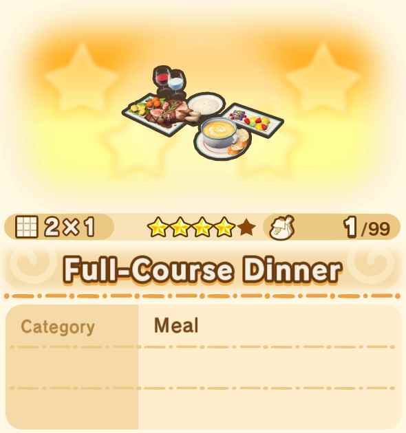 Full-Course Dinner
