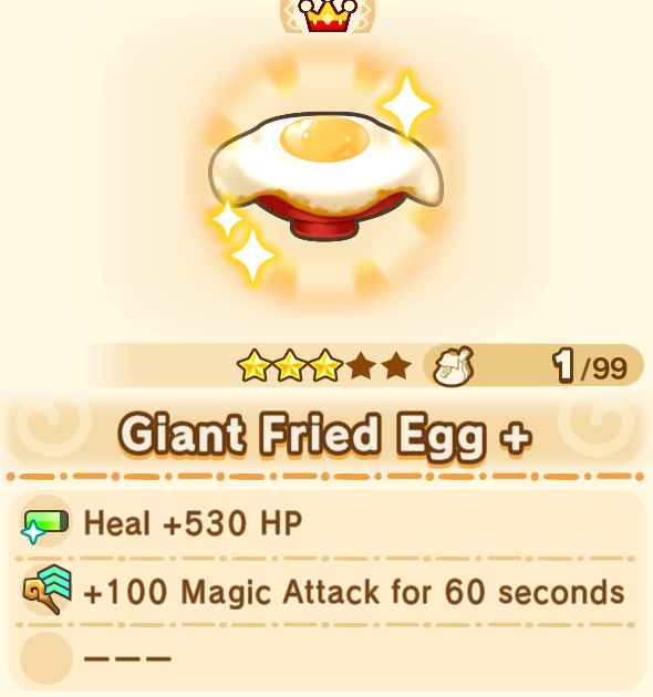 Giant Fried Egg + x99