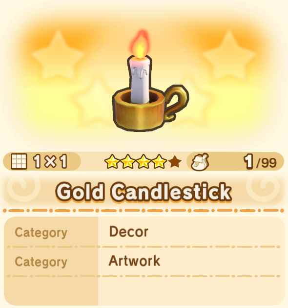 Gold Candlestick