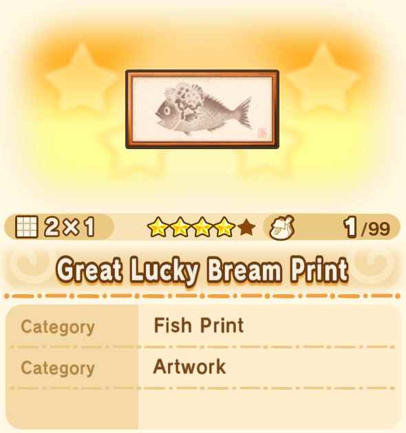 Great Lucky Bream Print