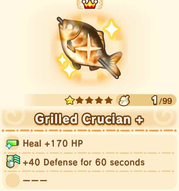 Grilled Crucian + x99