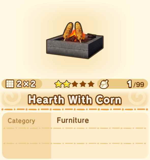 Hearth With Corn