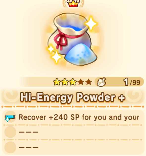 Hi-Energy Powder + x99