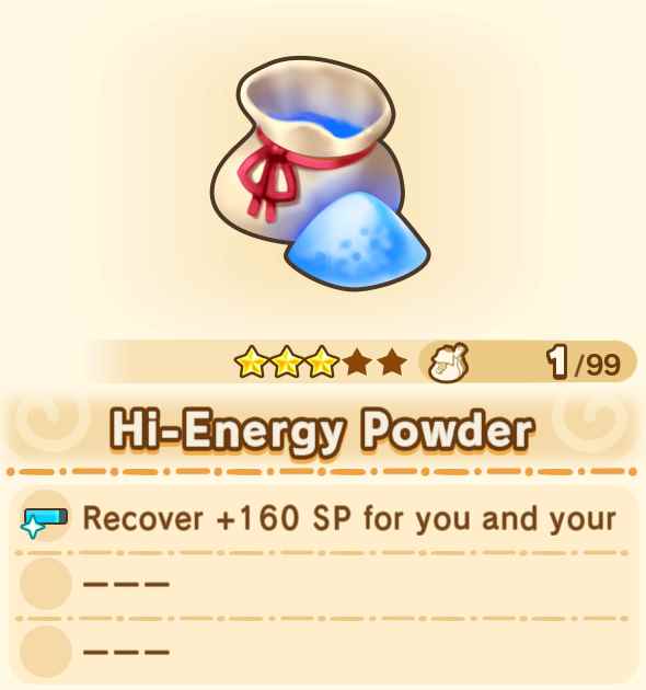 Hi-Energy Powder x99