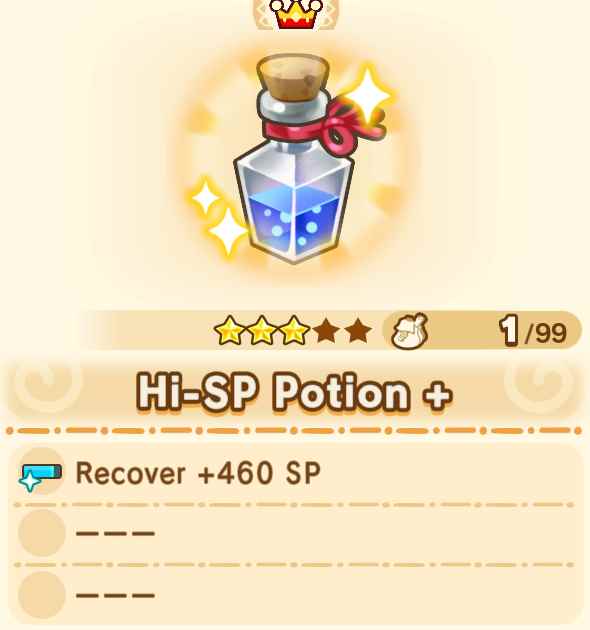 Hi-SP Potion + x99