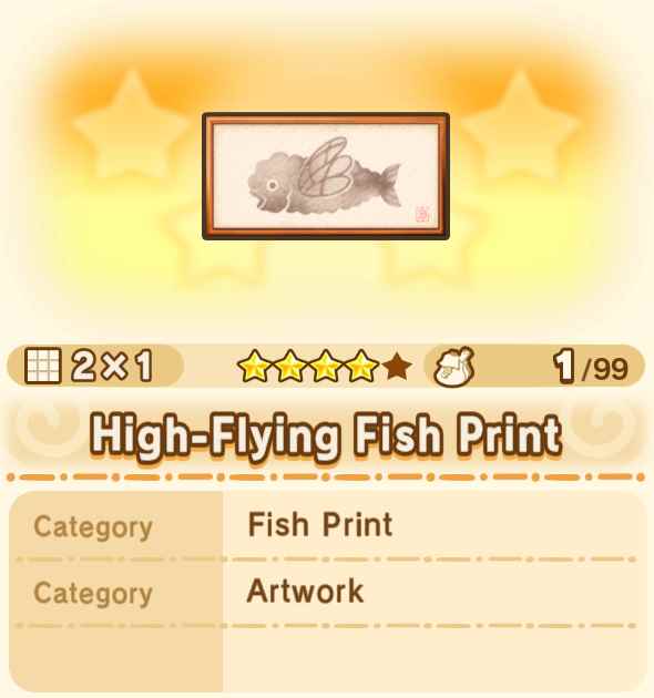 High-Flying Fish Print