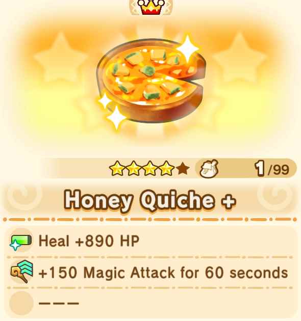Honey Quiche + x99