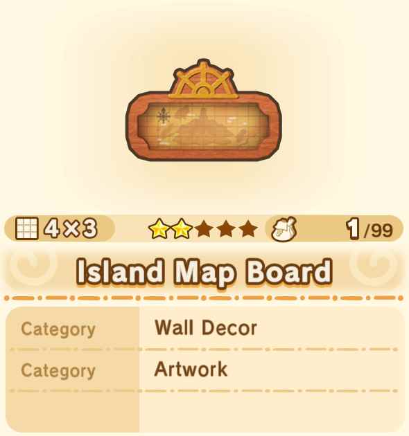 Island Map Board