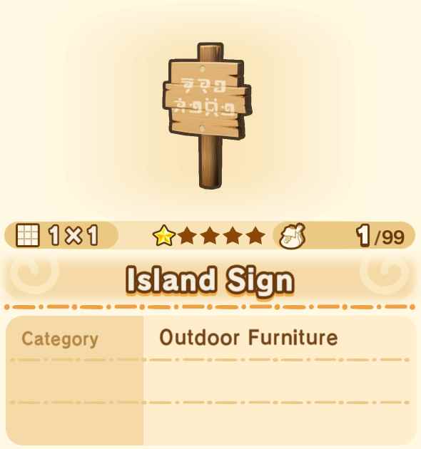 Island Sign