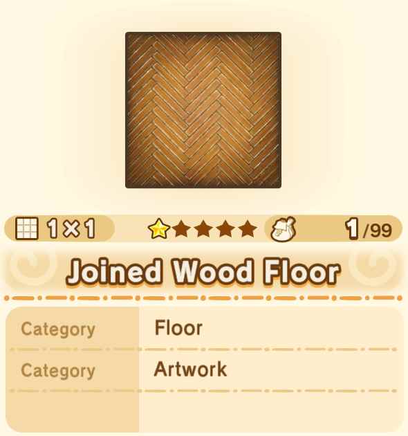 Joined Wood Floor