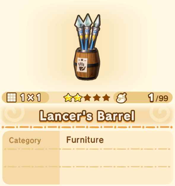 Lancer's Barrel