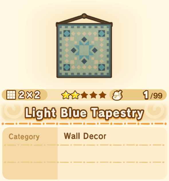 Light Blue Tapestry