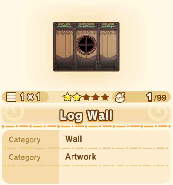 Log Wall