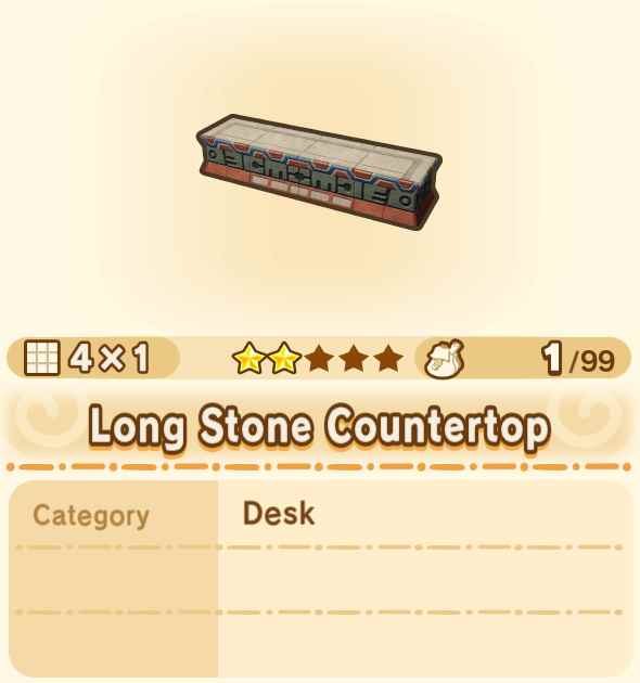 Long Stone Countertop