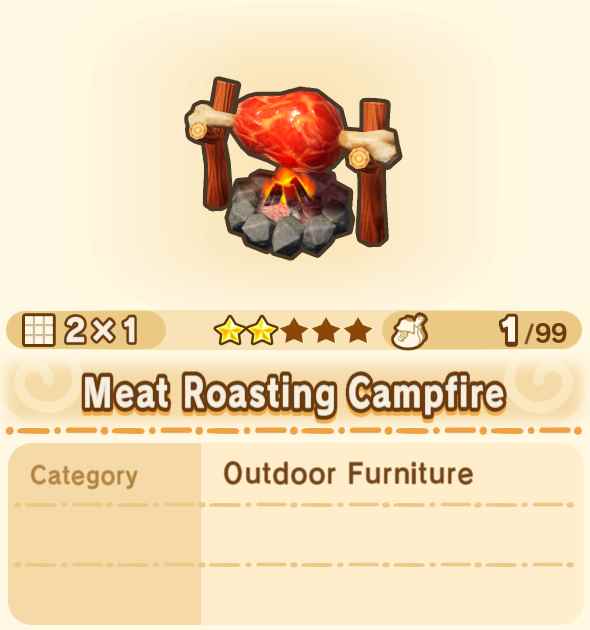 Meat Roasting Campfire