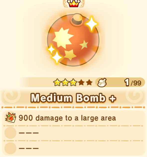 Medium Bomb + x99