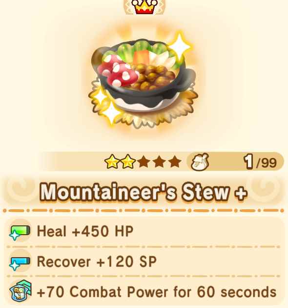 Mountaineer's Stew + x99