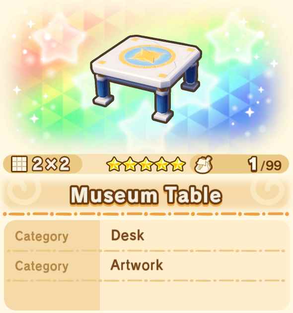 Museum Table