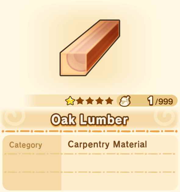 Oak Lumber x99