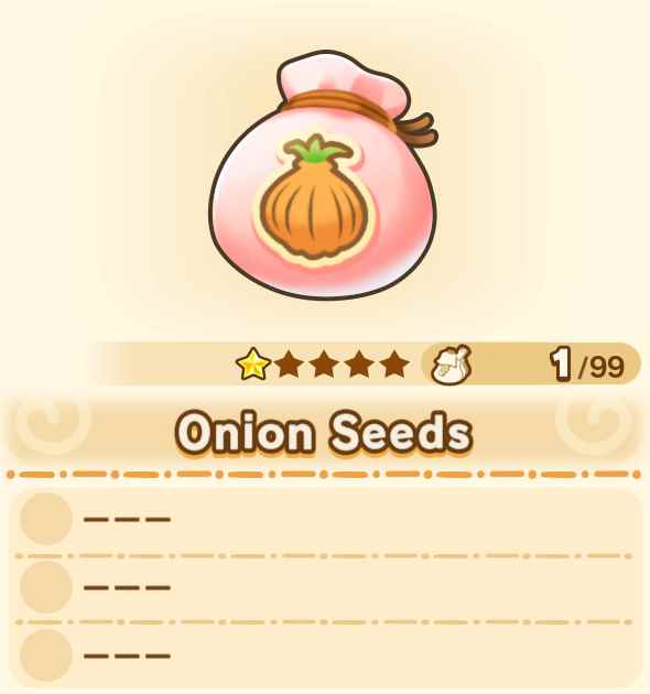 Onion Seeds x99