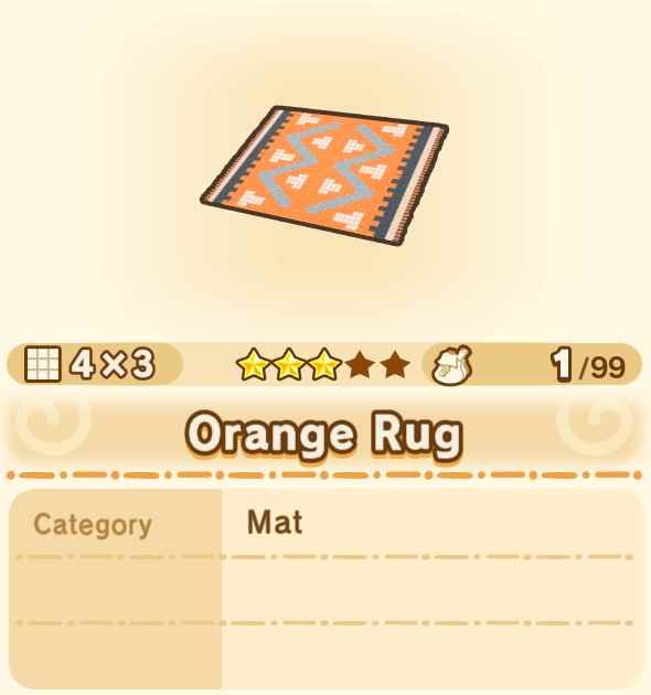 Orange Rug