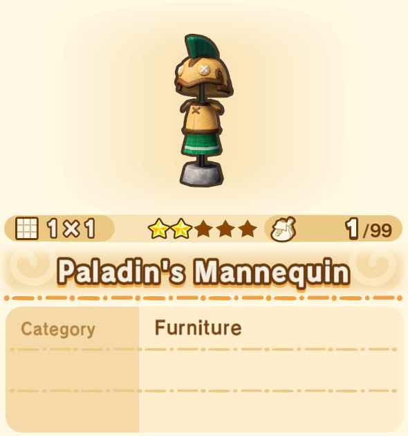 Paladin's Mannequin