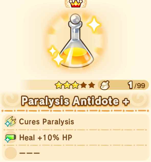 Paralysis Antidote + x99