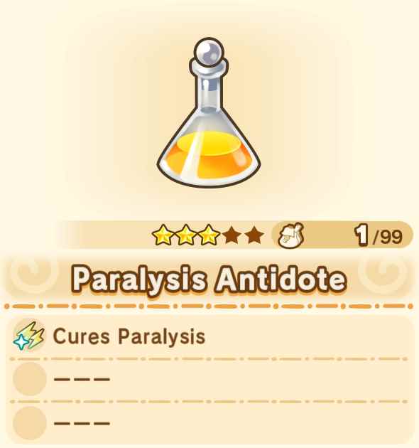 Paralysis Antidote x99