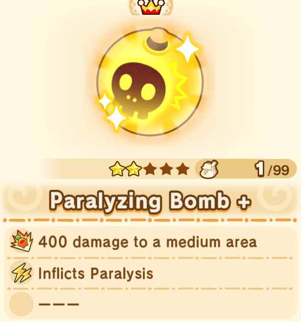 Paralyzing Bomb + x99