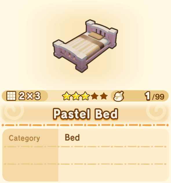 Pastel Bed