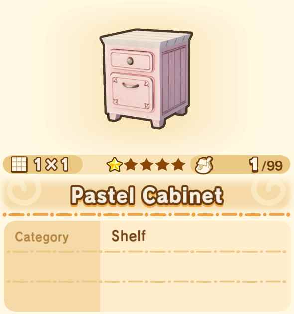 Pastel Cabinet