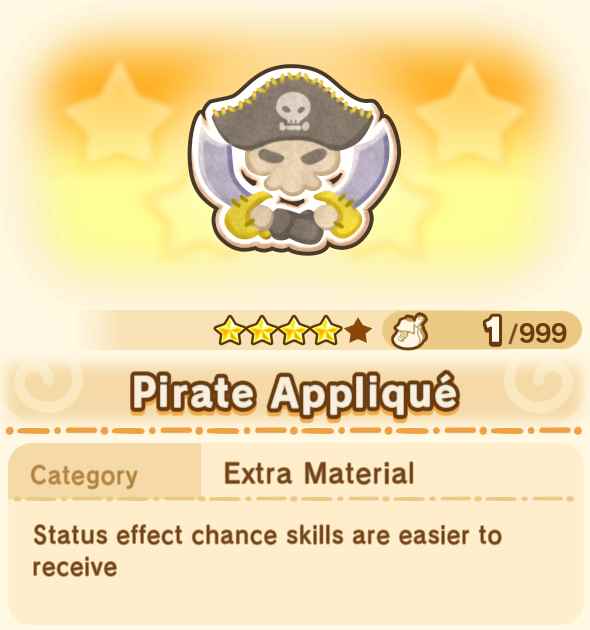 Pirate Applique x99