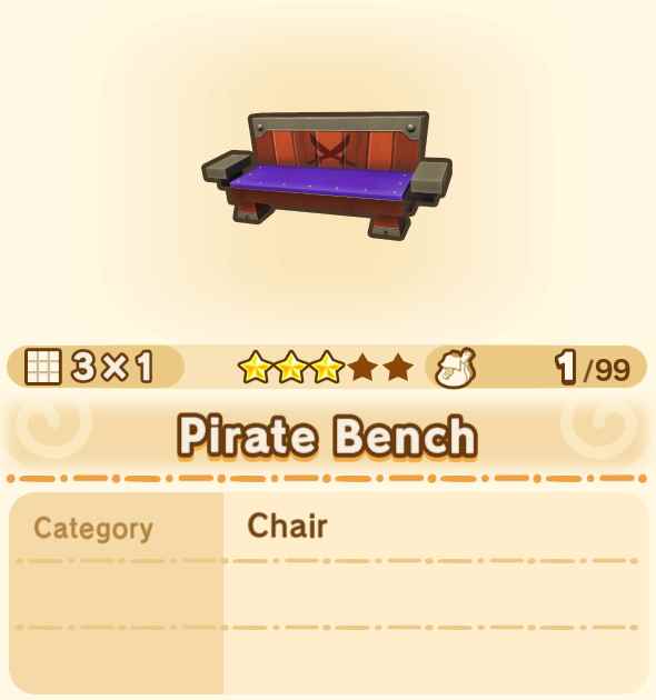 Pirate Bench