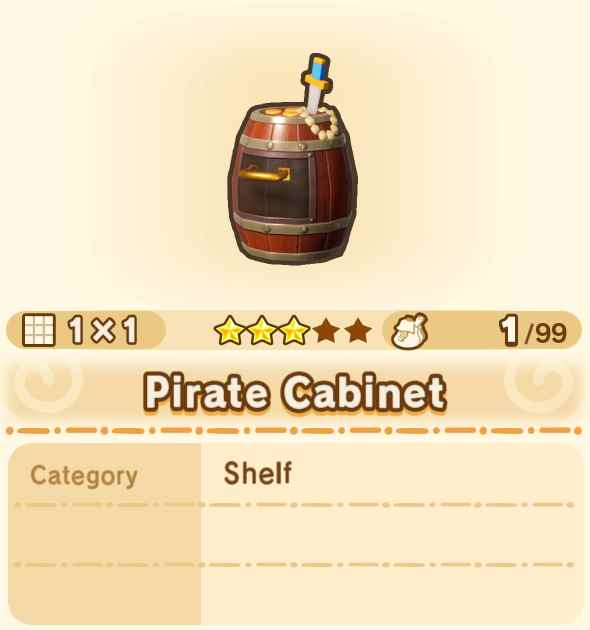 Pirate Cabinet