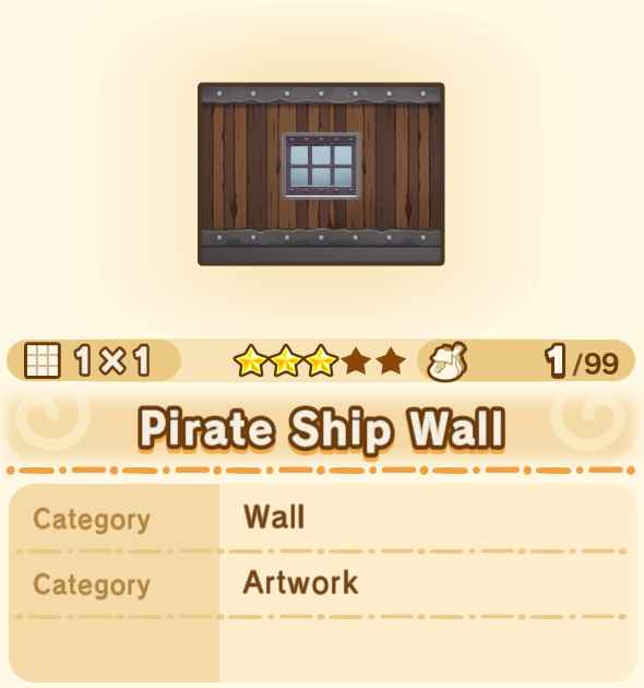 Pirate Ship Wall