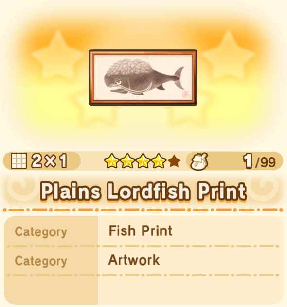 Plains Lordfish Print