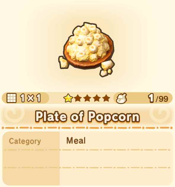 Plate of Popcorn