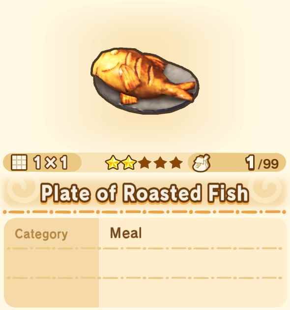 Plate of Roasted Fish