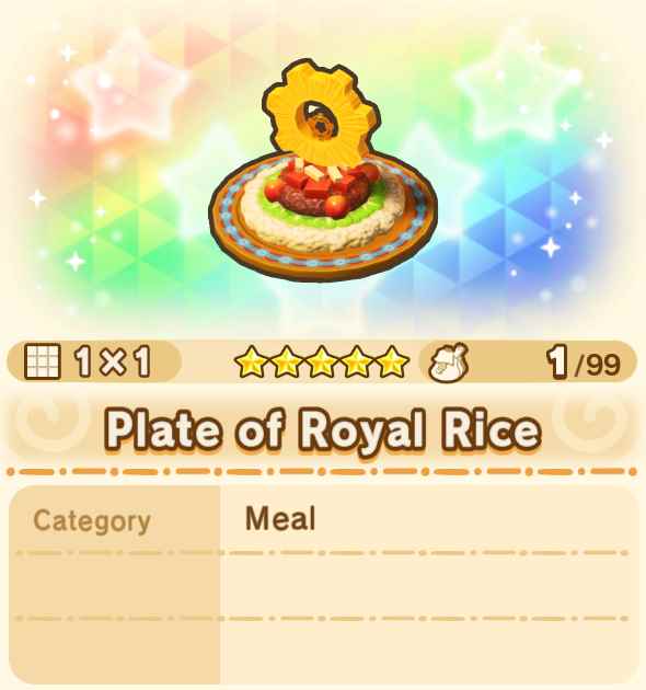 Plate of Royal Rice