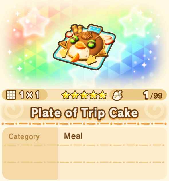 Plate of Trip Cake