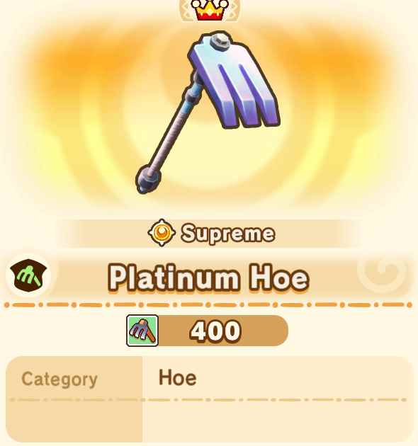 Platinum Hoe