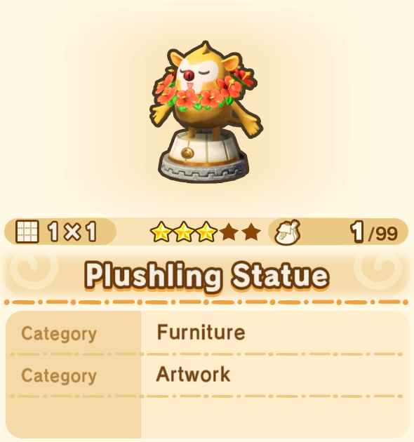 Plushling Statue