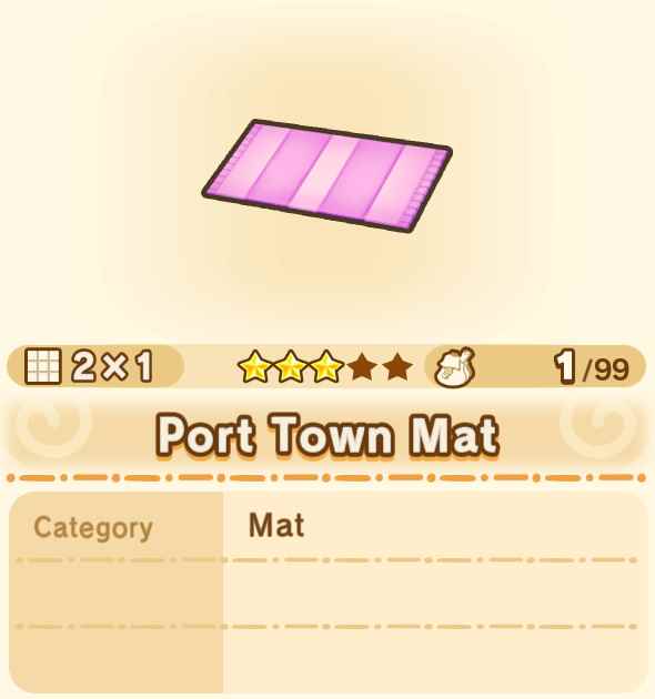Port Town Mat