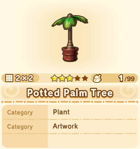 Potted Palm Tree