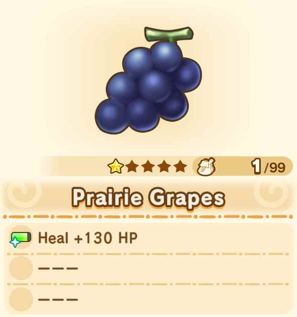 Prairie Grapes x99