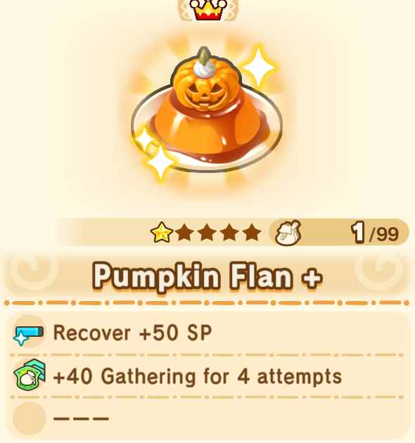 Pumpkin Flan + x99