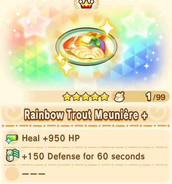 Rainbow Trout Meuniere + x99