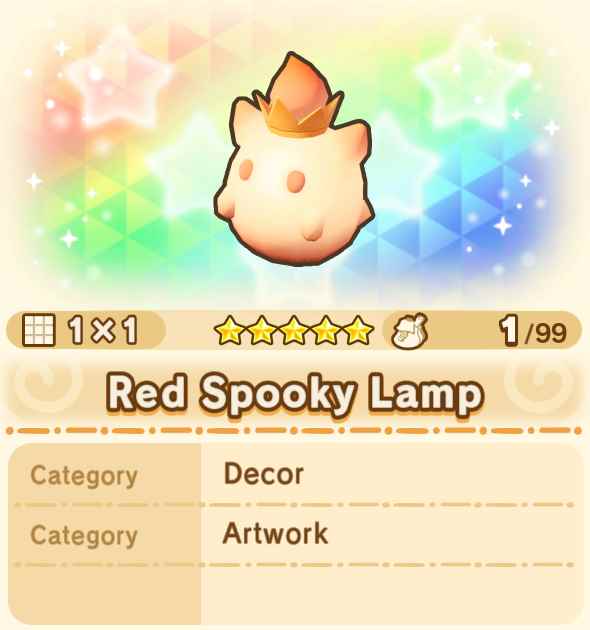 Red Spooky Lamp