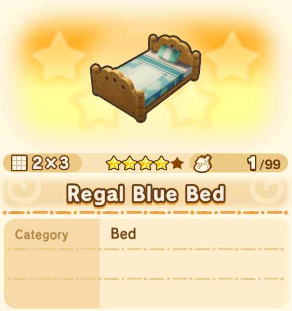 Regal Blue Bed