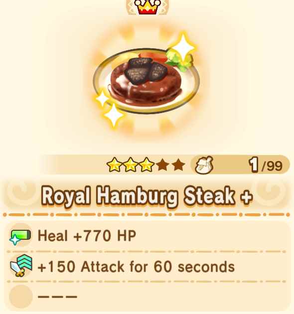 Royal Hamburg Steak + x99